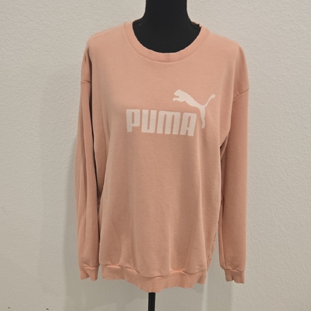 Puma Light Coral Crewneck Sweatshirt